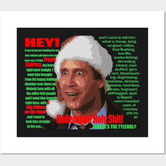 Christmas Vacation Boss Rant Wall Art by richspuller